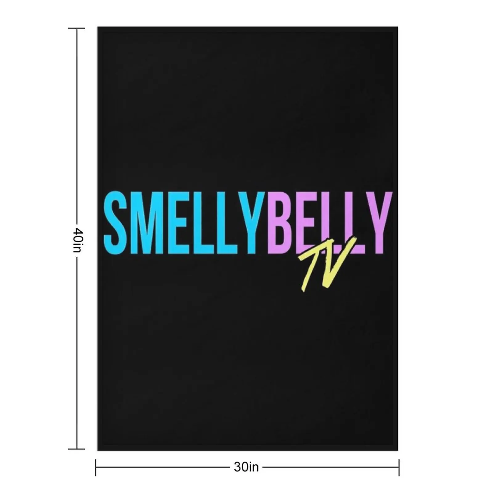 smelly belly tv merch Throw Blanket Tourist Flannels Soft Sleeping Bag Blankets