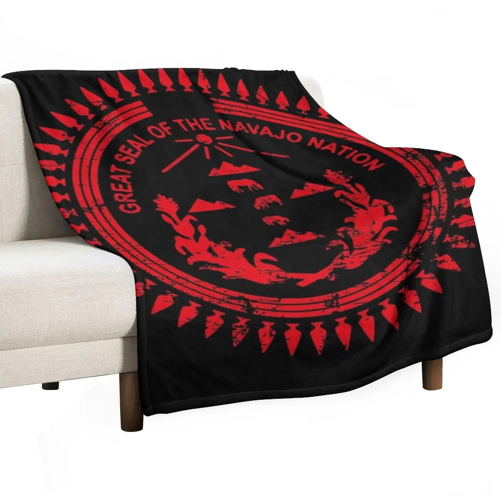 

Navajo Nation Throw Blanket Hair Decorative Beds Flannels Multi-Purpose Blankets