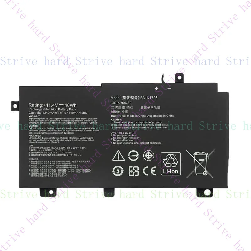 

B31N1726 Battery for ASUS ROG Strix G15 G512 G512LI G531 G531G FX86 FX80 NEW US