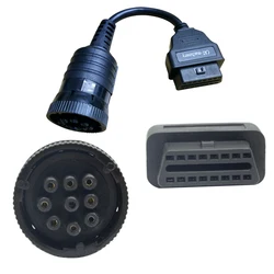 FCAR Car Diagnostic Scanner Connector CAT-machinery For 24V Diesel Vehicle Durable High Quality OBD2 Adapter