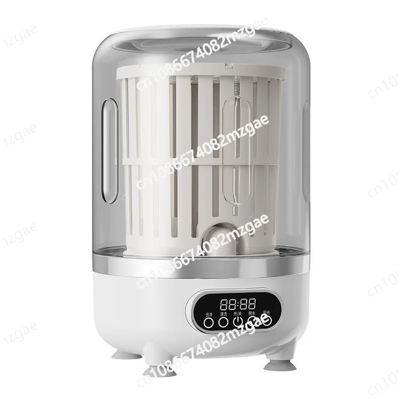 

Portable wireless portable dehydration function small laundry cup free installation washing underwear pantyhose artifact