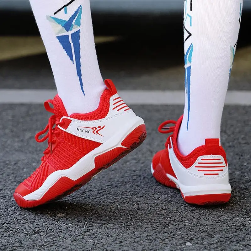 Professional Youth Wrestling Athletic Shoes Competition Sports Fitness Training Shoes Top Boxing Combat Boots