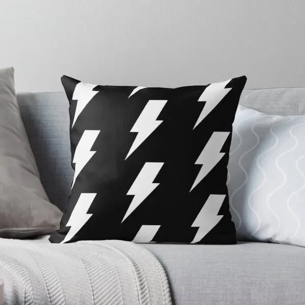 Lightning Bolt  Printing Throw Pillow Cover Sofa Cushion Bedroom Square Decor Waist Fashion Fashion Pillows not include One Side