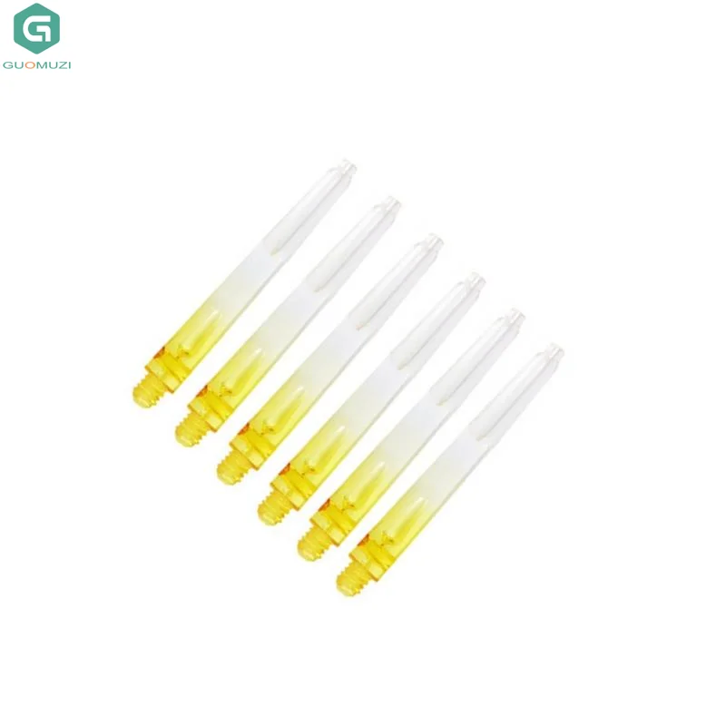 

3Pcs Nylon 2BA Thread Plastic Nylon Soft Tip Darts Shafts Color Transparent Gradient Darts Stems DIY Dart Accessories