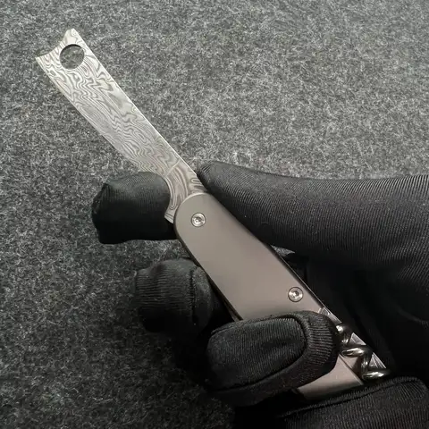 수제 메인 나이프 다마스커스 스틸 교체 대형 블레이드, 91mm 빅토리녹스 스위스 아미 나이프, SAK 액세서리, DIY 선물