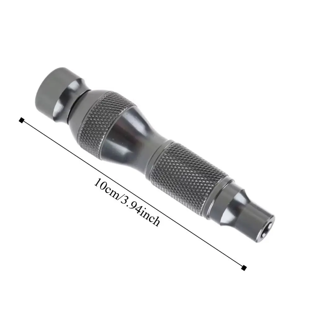 Liga de alumínio 6.35mm bits titular hastes de extensão ergonômicas mini chave de fenda bits barra de retenção resistente durável 6.35mm hex haste bit