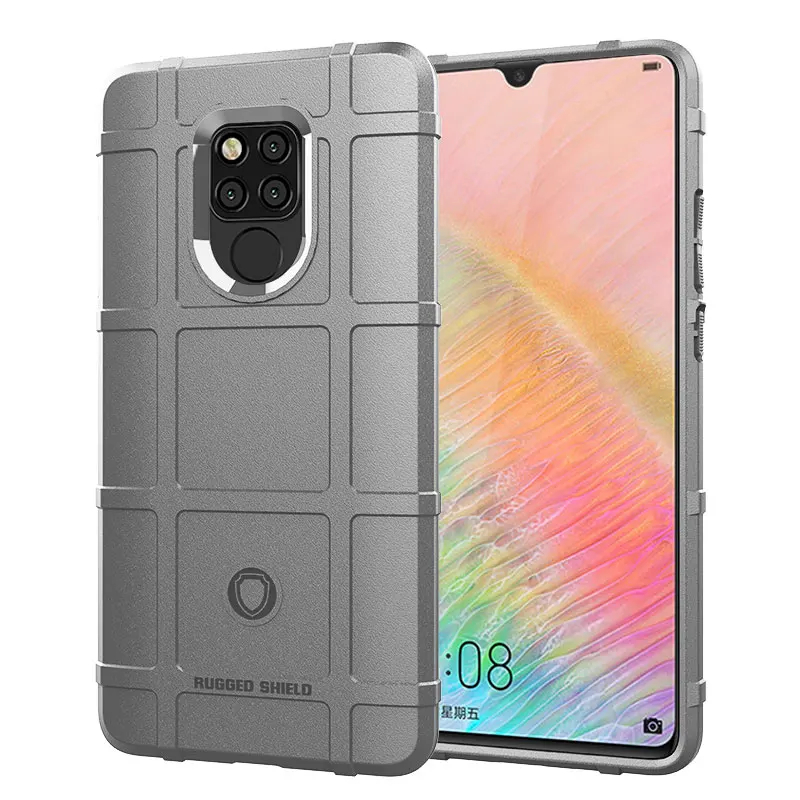 Armor Heavy Phone Case for Mate 20 X Shockproof Matte Rubber Cover for Huawei mate 20x 20 X Soft Silicone Shield Cases