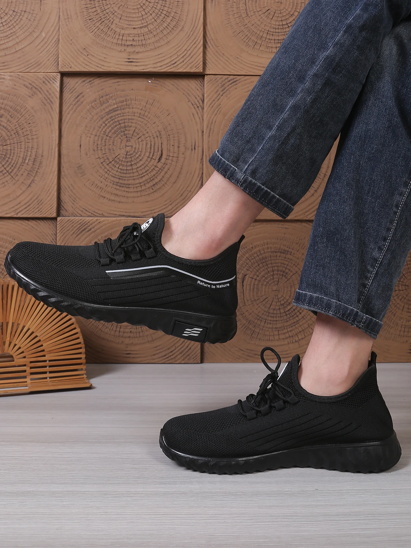 Atmungsaktive Herren-Freizeitschuhe, Vielseitige und Trendige Dad-Schuhe, Weichsohlige Einfache Herrenschuhe für Menschen Mittleren Alters – Detail 6