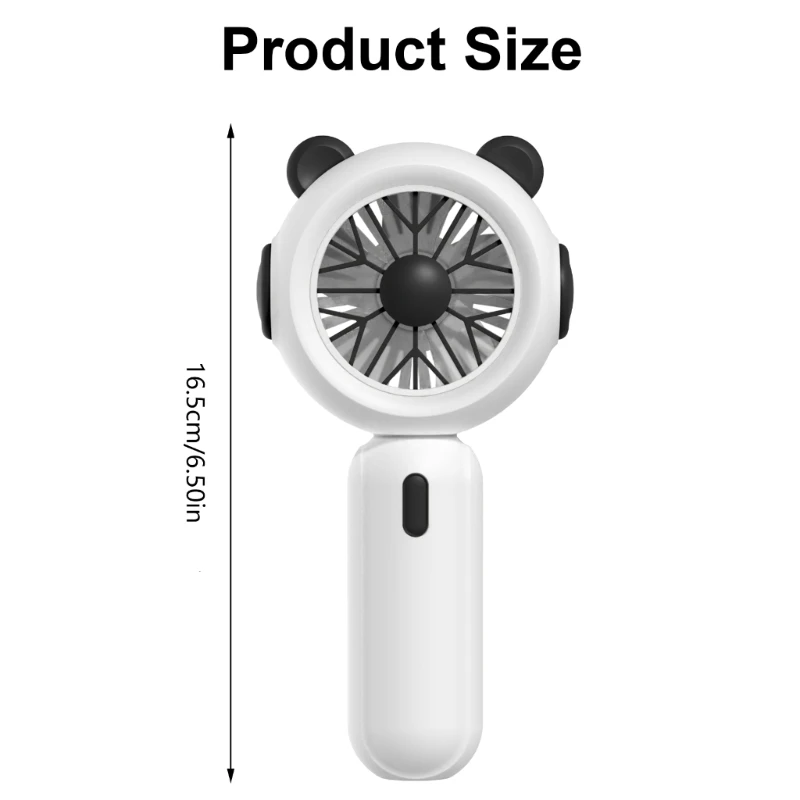 Quạt cầm tay Quạt để bàn AA chạy bằng pin động Quạt mini bỏ túi 3 tốc độ Dropshipping