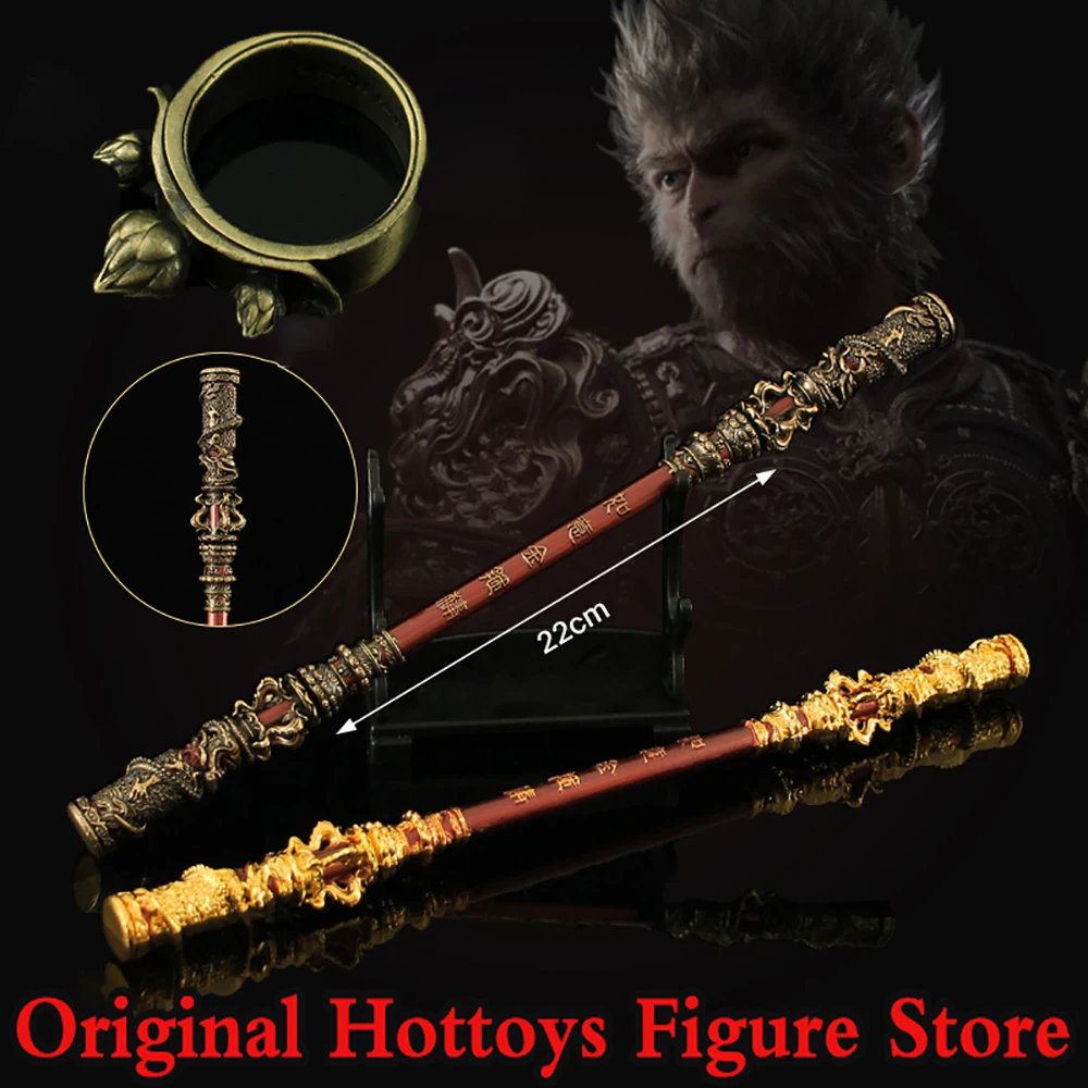 1/6 Scale Soldier Scene Accessory Monkey King Bar Sun Wukong Mythical Weapon Model Alloy Toy Fit 12-inch Action Figure Doll