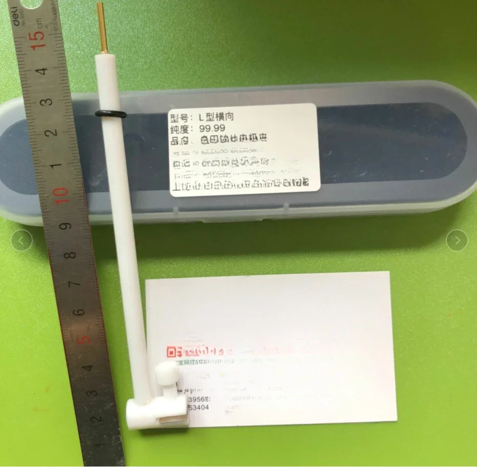 

L-type PTFE platinum electrode (12cm, capable of holding samples with a thickness of up to 2mm)