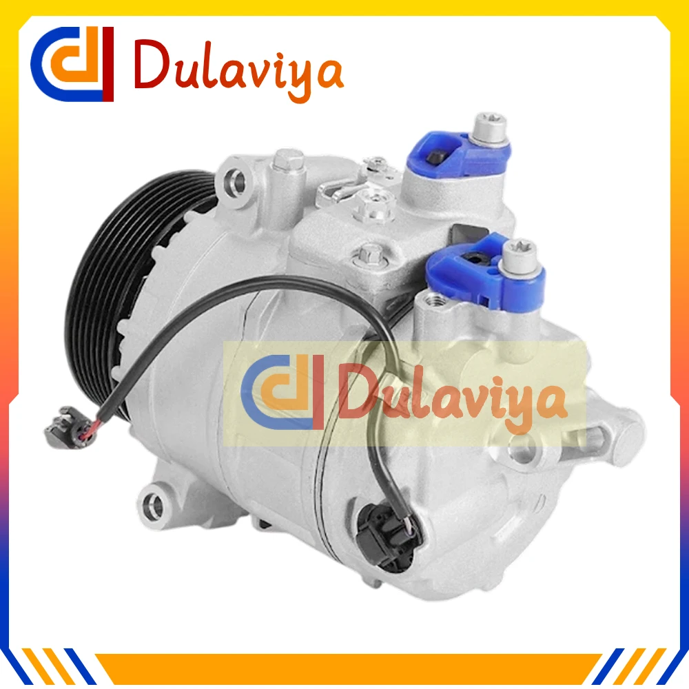 NEW AC A/C Compressor with 7-Groove For BMW E60 F10 535i 535xi 535i xDrive 2008-2010 3.0L