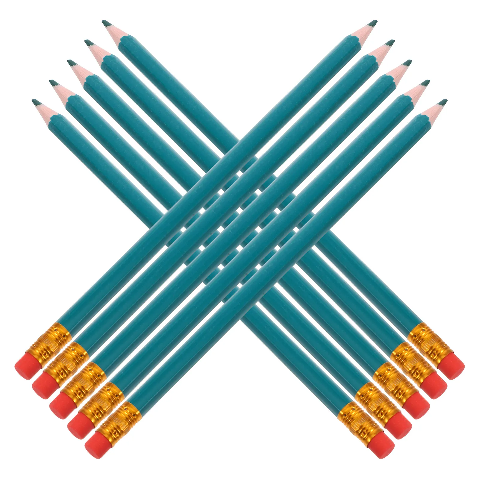 

12 Pcs Pencil Golf Pencils Grading Erasers Painting Checking Erasable Artist Wood Giant Drawing Child Colored
