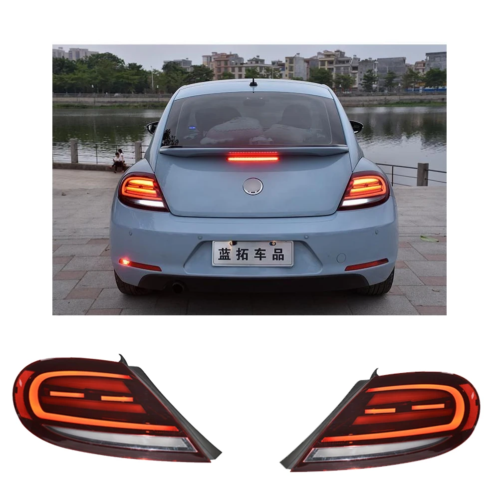 

For VW Beetle LED Tail Light 2013-2019 Rear Stop Lamp Animation Dynamic Signal DRL Reverse Automotive Accessories