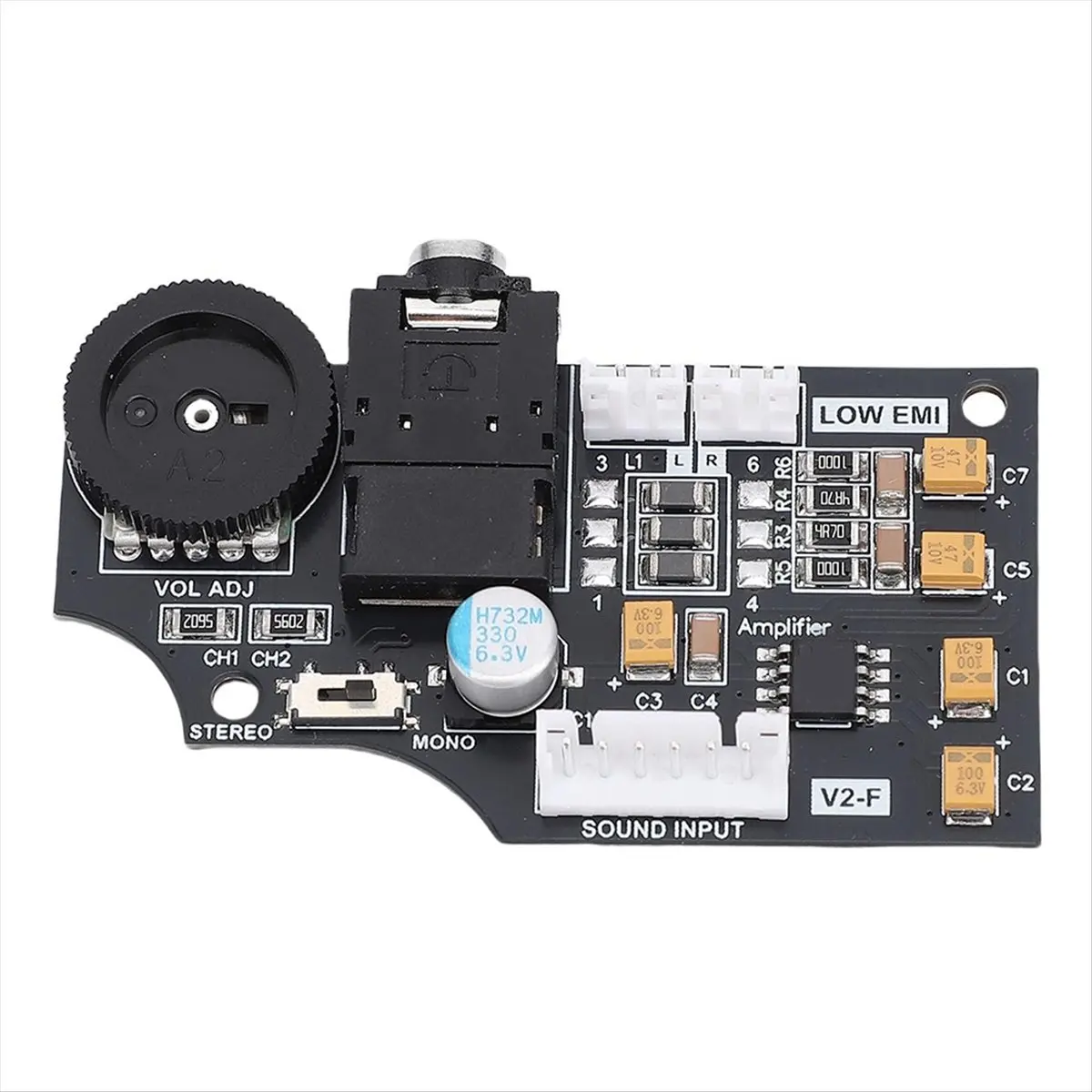 AT42 For High Quality DualChannel Volume Audio Board for Game Gear Using Audio Capacitors 2 Volume Output,A