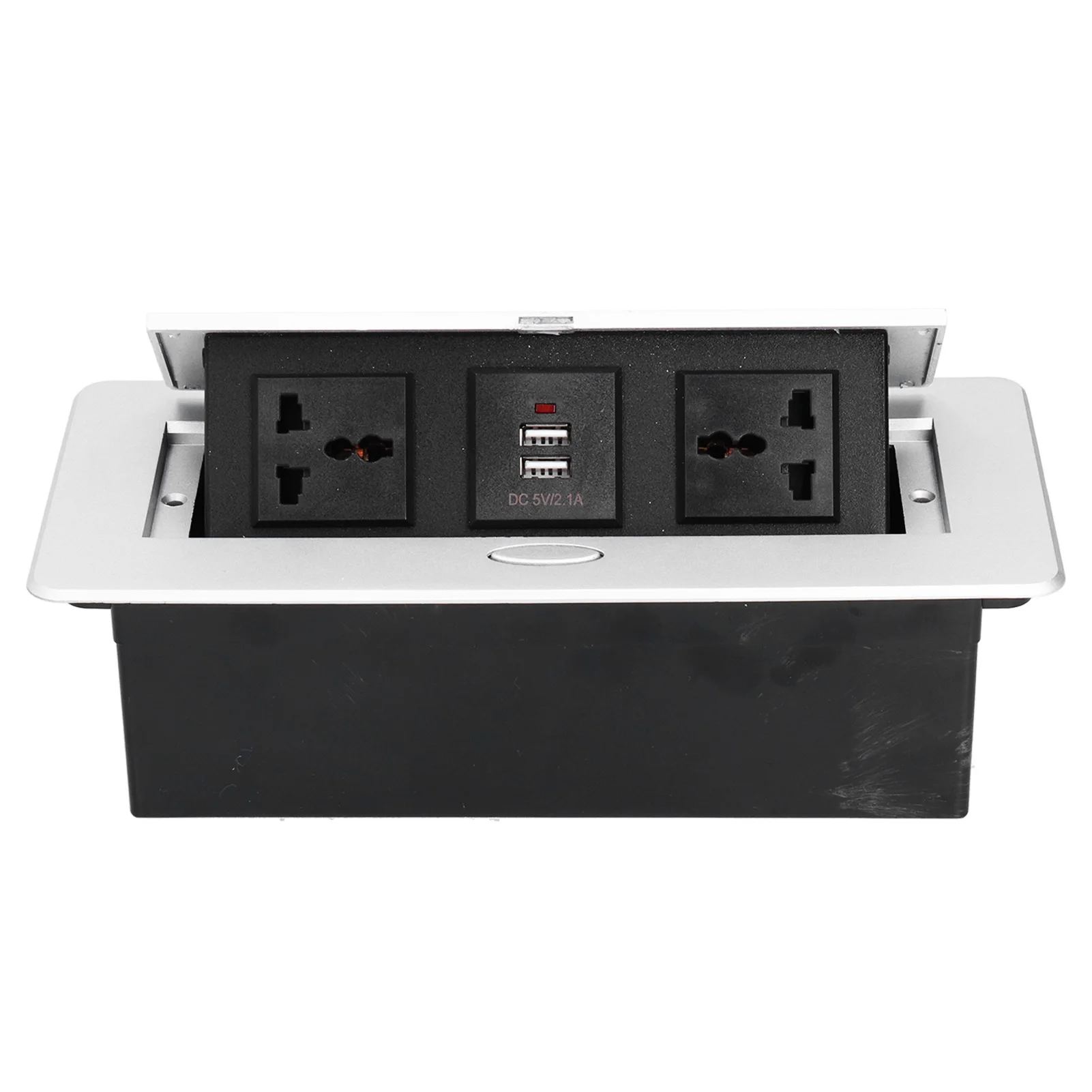 2025 جديد الطابق مخرج كهربائي المنبثقة سطح المكتب المقبس 3 حفرة مزدوجة USB امدادات الطاقة الملحقات 250 فولت 13A #5