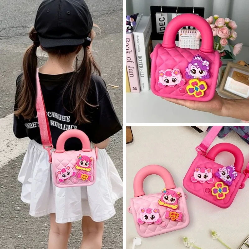 

New Hot Kawaii Catchiniping Hatchuping Crossbody Bag Girl Gift Silicone Children Coin Purse Cartoon Anime Toy Teenies Ping Birth
