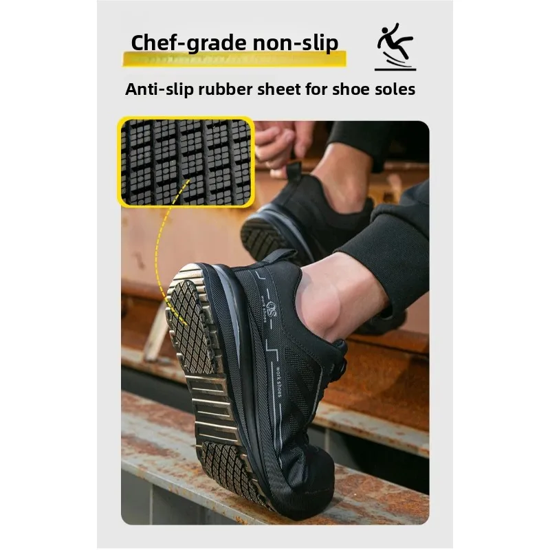 كهربائي أحذية أمان الرجال 10KV معزول أحذية عمل البلاستيك تو مكافحة سحق مكافحة ثقب العمل أحذية رياضية الدورية مشبك تصميم #4