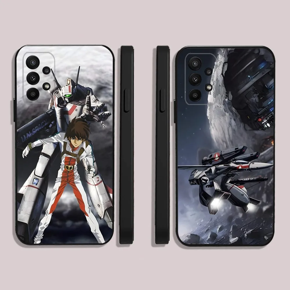 R-Robotech Macross   Phone Case For Samsung S24,23,22,30,21,10,9,Ultra,Plus,Lite,FE,5G Black Soft Case