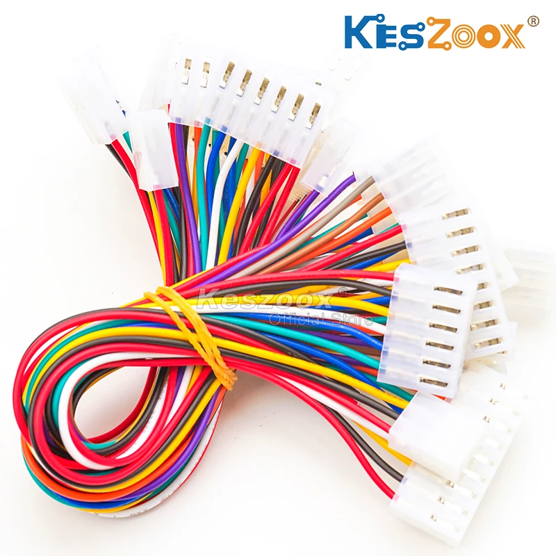 Keszoox Molex  396 KK Mini-Fit 3.96mm Wire Cable Connector with Length of 10-100cm 18AWG Cable Molex09652028【Support Customized】