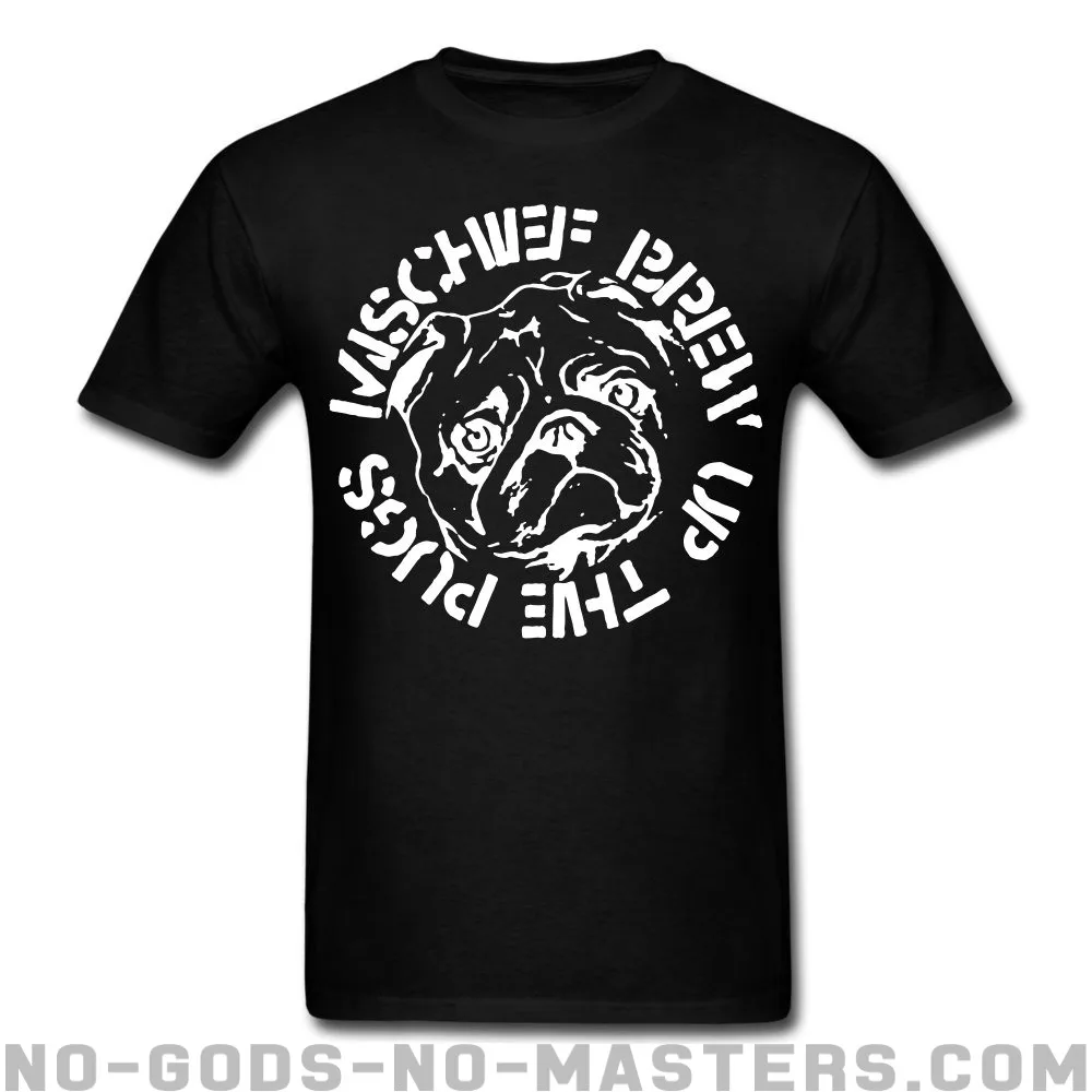 Футболка Mischief Brew The Pugs Punk Music Band, футболка в стиле рок