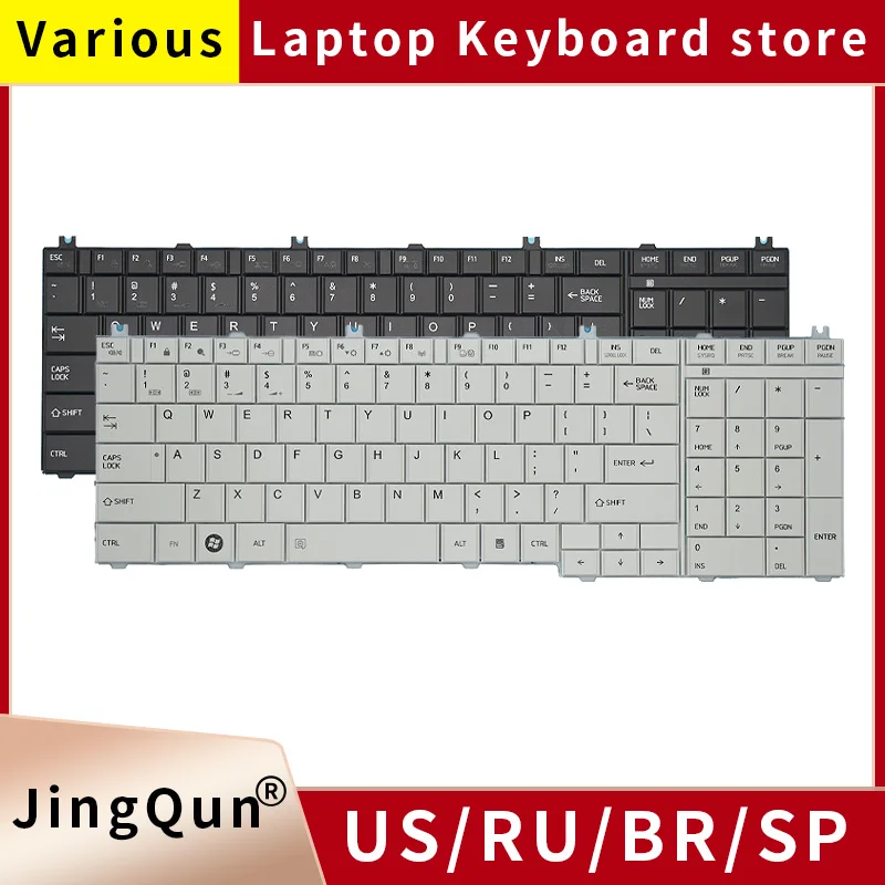 Rosyjska klawiatura do toshiba Satellite C660 C650 C655 C655D C670 L670 L770 L675 L750 L755 L650 L655 L775D L775