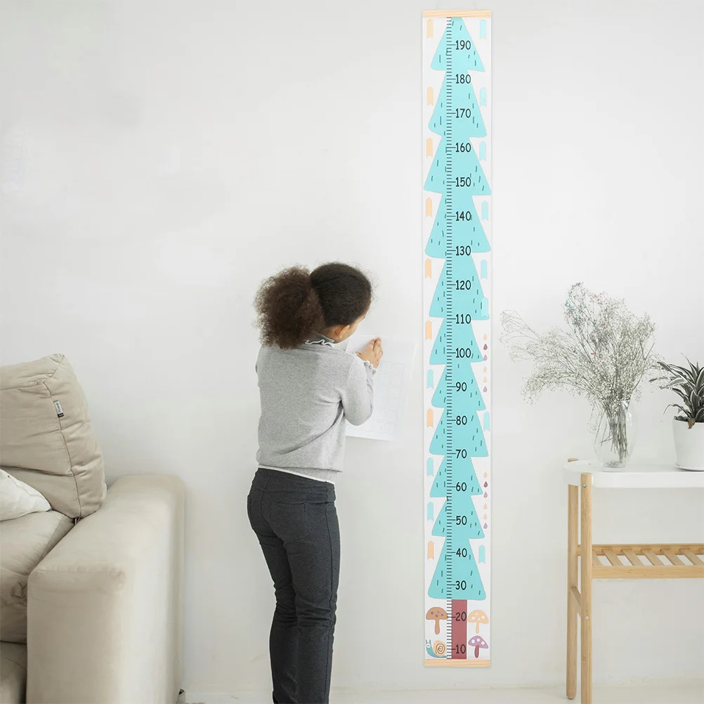 

2Pcs Kids Growth Chart Simple Height Ruler Peel Stick Wall Decor for Nursery Child Growth Measurement and Room Decoration