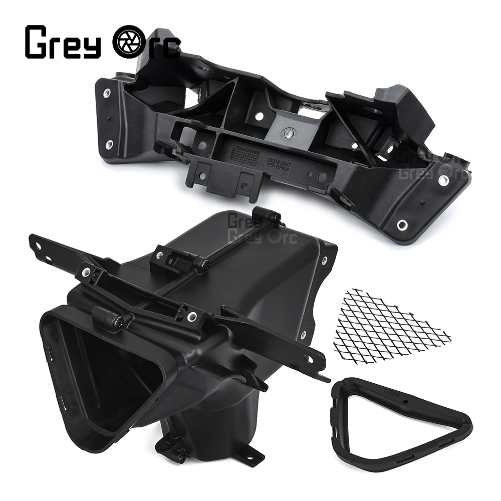 

Для Kawasaki Ninja ZX-6R ZX6R 2019-2023 2020 2021, аксессуары для мотоцикла, штамповка, вентиляционная труба, верхний кронштейн обтекателя