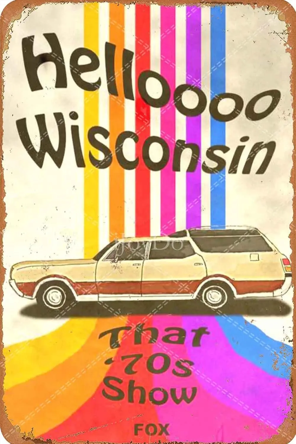 Tin Sign For Hello Wisconsin That ;70S Show Retro Metal Vintage Plaque Poster Wall Decor Home Kit