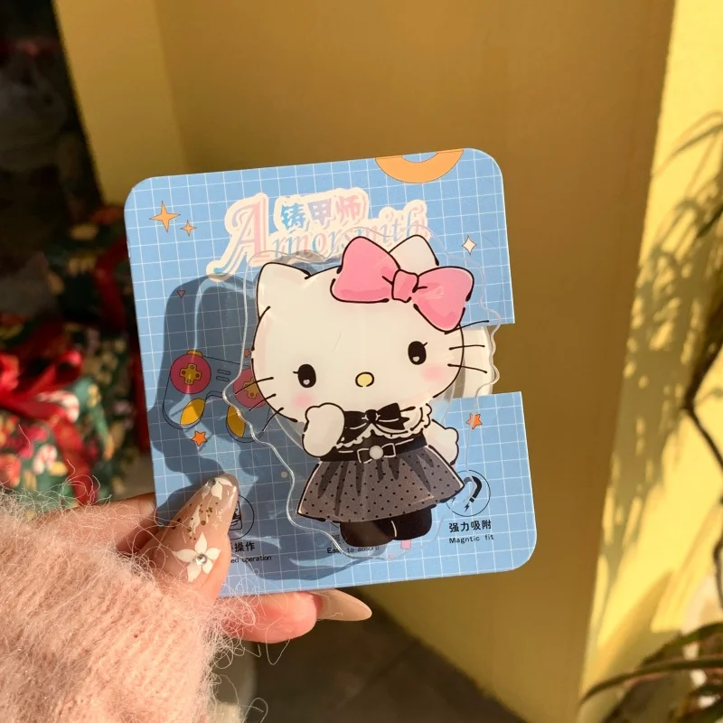 Japanese Cute Cartoon Sanrio Hello Kitty Magnetic Mobile Phone Holder Is Suitable for MagSafe Magnetic Holder. view 5