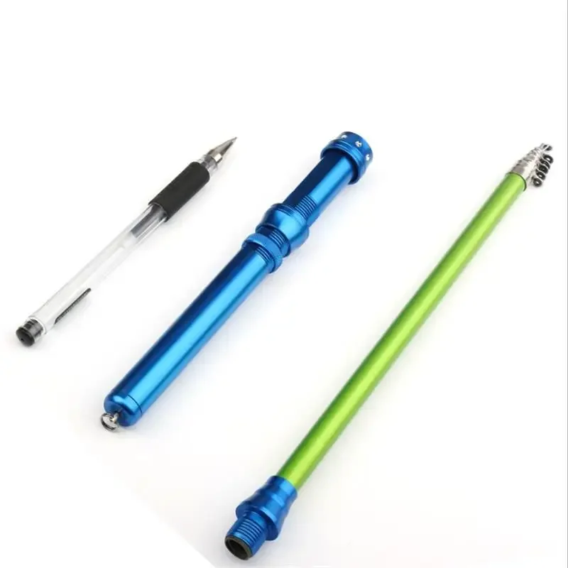 Mini detachable portable aluminum alloy fishing rod with a short rod of 1.5 meters