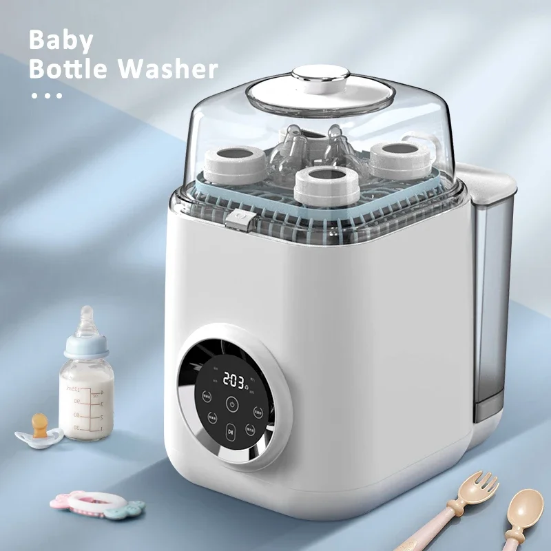 Multi-Filtering Double Layer Bottle Cleaning Machine Dryer And Sterilizer Baby Bottle Washing Machine