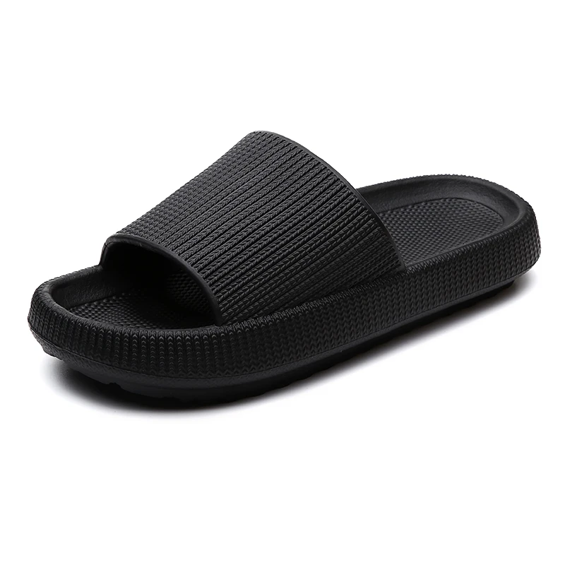 

2025 Summer Slippers Flip Flops Women Indoor Home Mute Shoes EVA Soft-soled Shoes Cloud Slides Couple Non-slip Casual Sandals