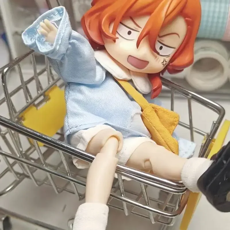 Cute Anime Figure Bungo Stray Dogs Nakahara Chuya Full Set Ob11 Doll Bjd Doll Clothes Action Figure Toy Desktop Decoraction Gift - view 5