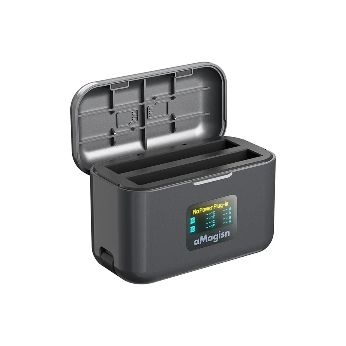 【Wholesale】 Portable Fast Charger Box for X5, 36W Dual-Port Charging Box for X5 Action Camera Accessories