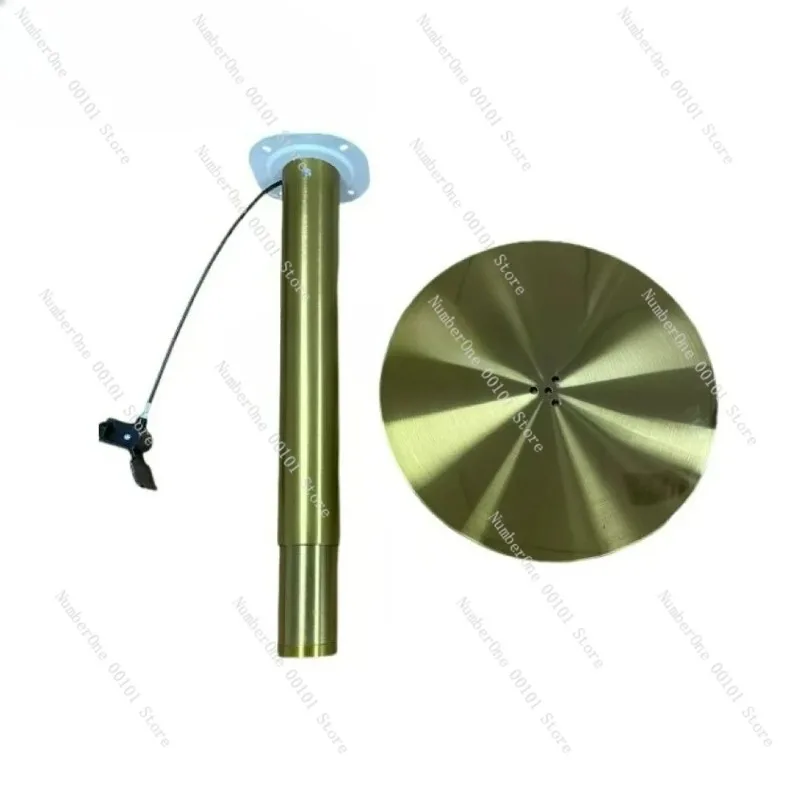 Stainless Steel Lifting Table Frame, Pneumatic Manual Lift Column with Chassis, Bar Counter Hardware Kit