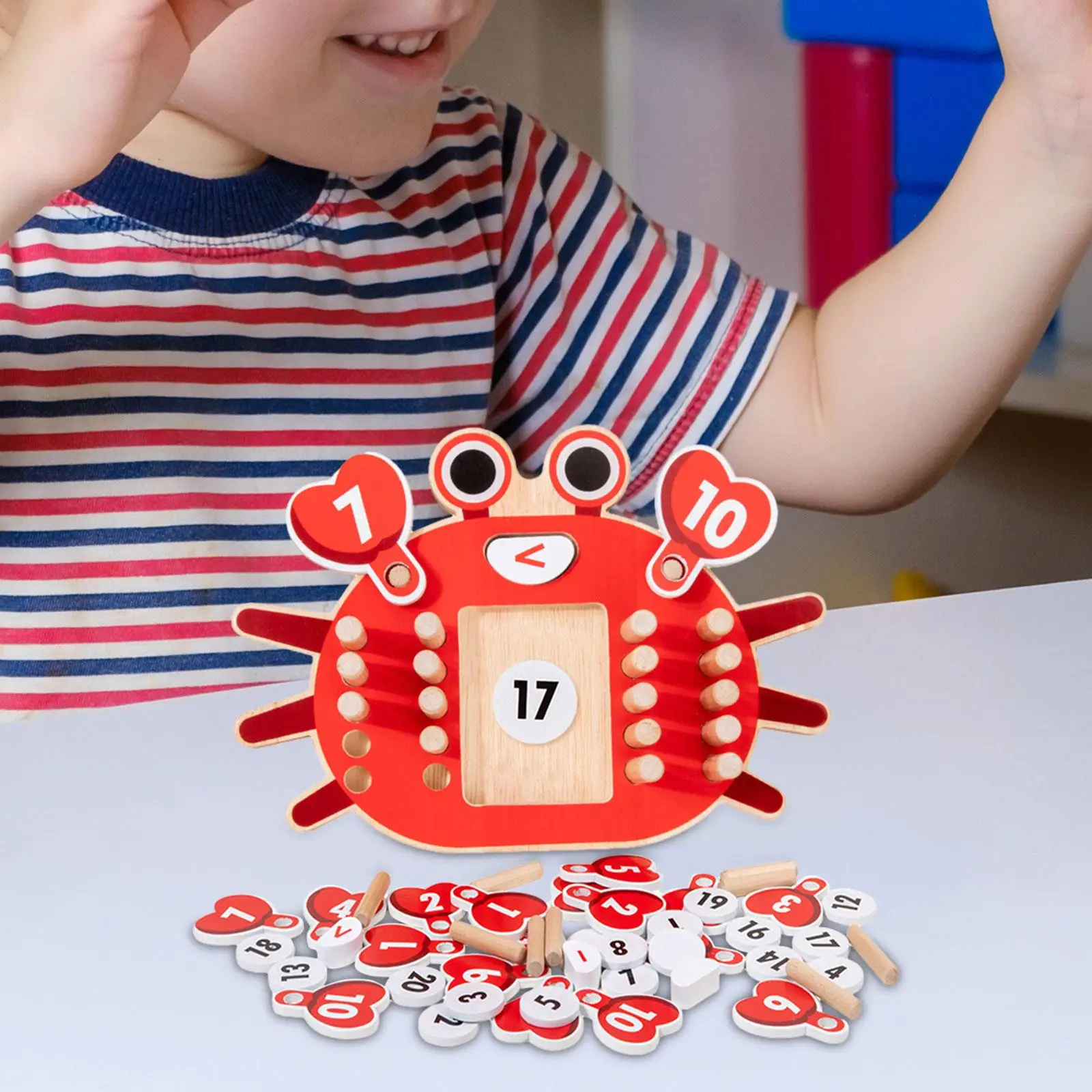 

Развивающая игрушка для детей от 3 до 6 лет, игра для подсчета, интерактивное сложение и вычитание в пределах 20, обучающий инструмент для подсчета чисел