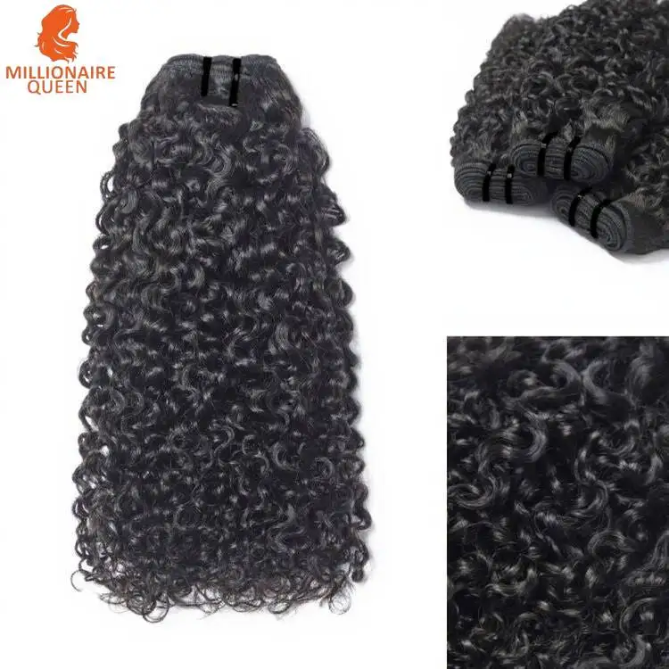 البورمية بيكس تجعيد الشعر حزم الشعر البشري صفقات الفيتنامية الخام شعر بشري لعذراء نسج حزمة المحيط دوامة عابث مجعد الشعر حزم #3