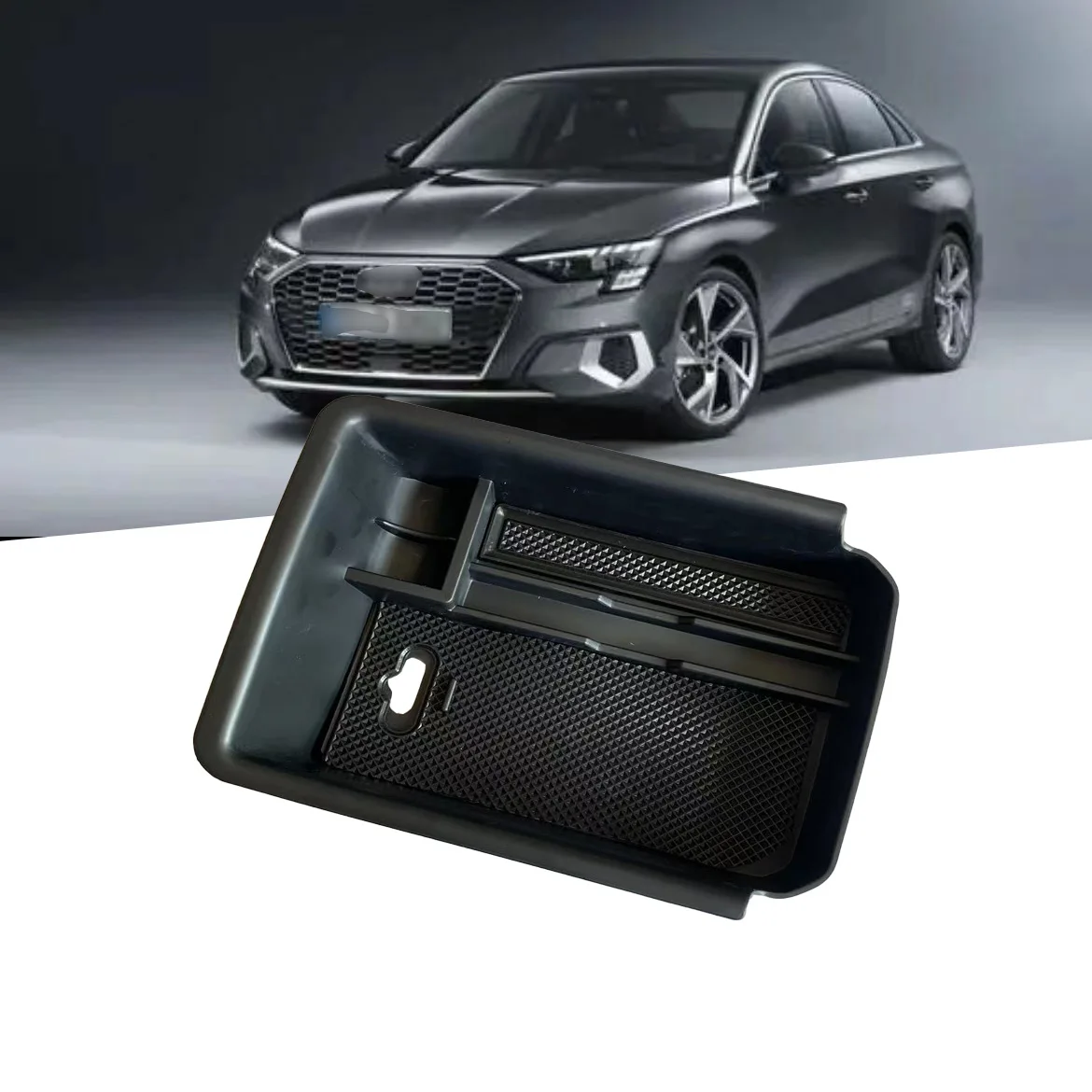 

For 21-22 Audi A3L central control storage box, storage box, interior decoration supplies