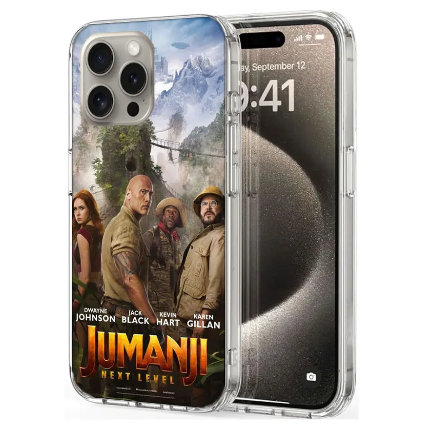 Jumanji Welcome to the Jungle Clear For Apple iPhone 16 15 Pro Max Cover 14 Plus 13 12 Mini 11 Pro XR XS Max Phone Case Silicone