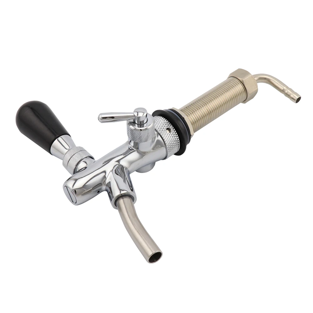 Adjustable Beer Tap with 100mm Long shank Home brewing kegging Homebrew Draft Beer Faucet