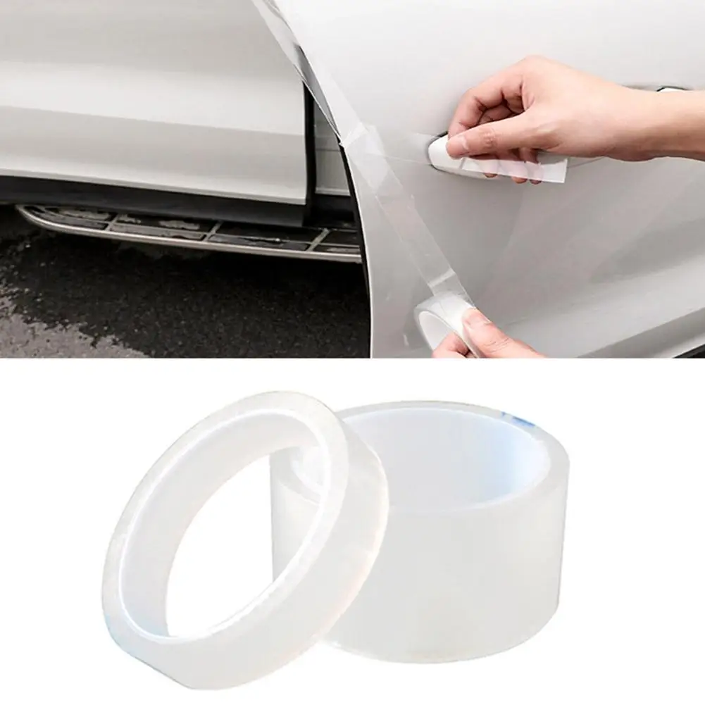 

Universal Edge Protective Car Door Protector Stickers Anti Scratch Waterproof Nano Tape Auto Trunk Sill Scuff Protector Film