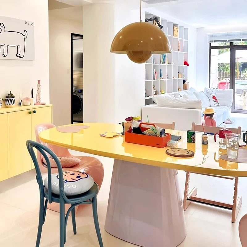 

Nordic Design Dining Table Simplicity Living Room Adjustable Coffee Table Modern Sillas Para Comedor Kitchen Furniture