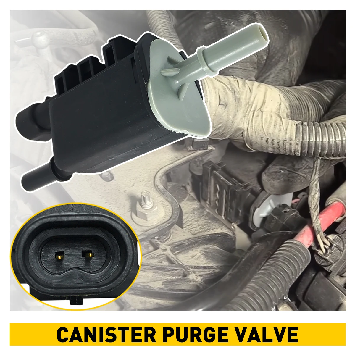 Vapor Canister Purge Solenoid Valve for Buick Allure LaCrosse Rainier Cadillac Escalade Chevrolet Avalanche Camaro GMC Hummer