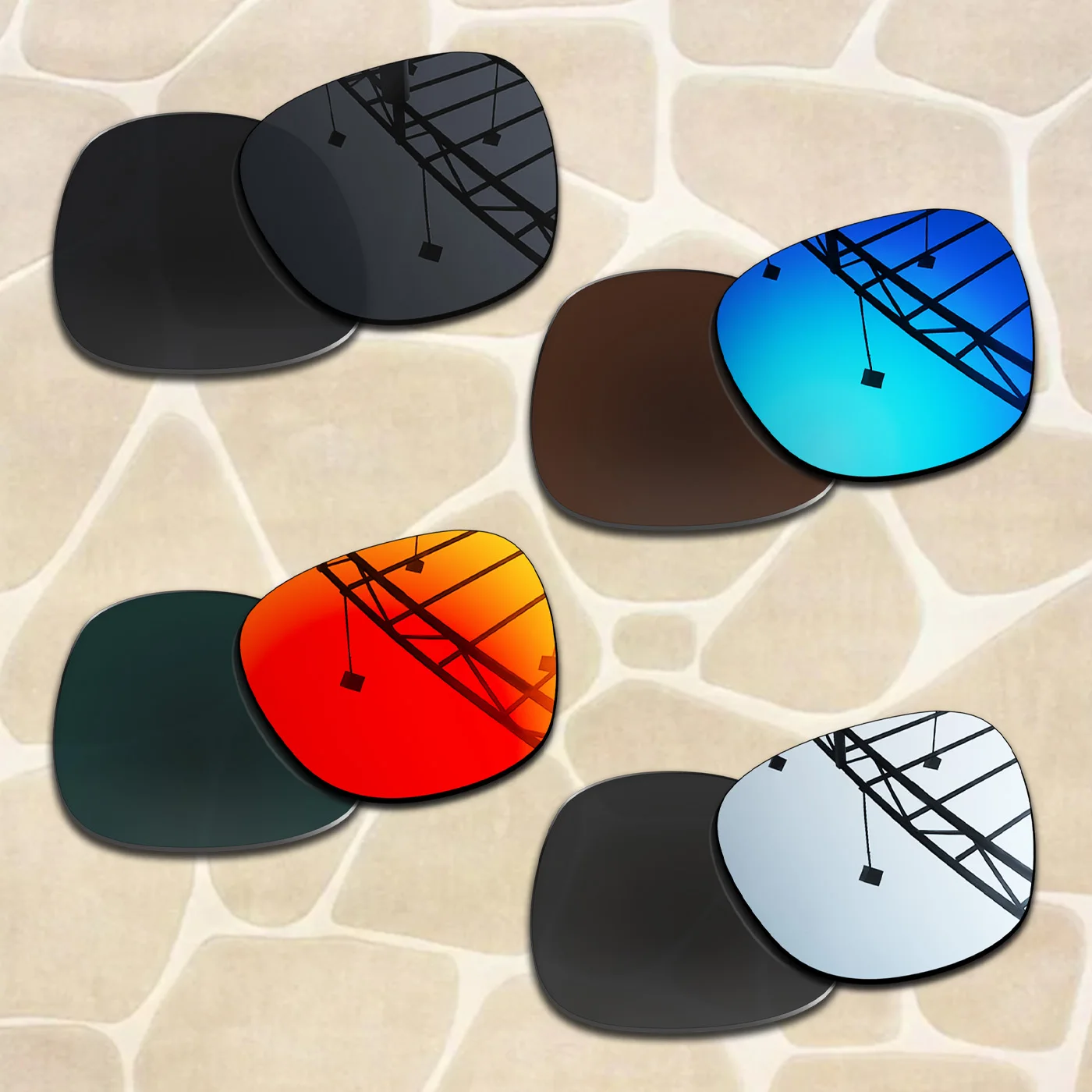 

Anti-Scratch Polarized Replacement Lenses for Meta Wayfarer(Gen2) RW4012 50mm Sunglasses