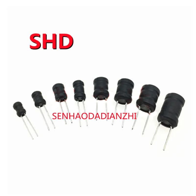 10pcs power inductor dip0912 9x12mm 2.2uh 4.7uh 10uh 22uh 100uh 330uh 470uh 1mH 2.2mh 4.7mh 10MH I-shaped inductor can be custom