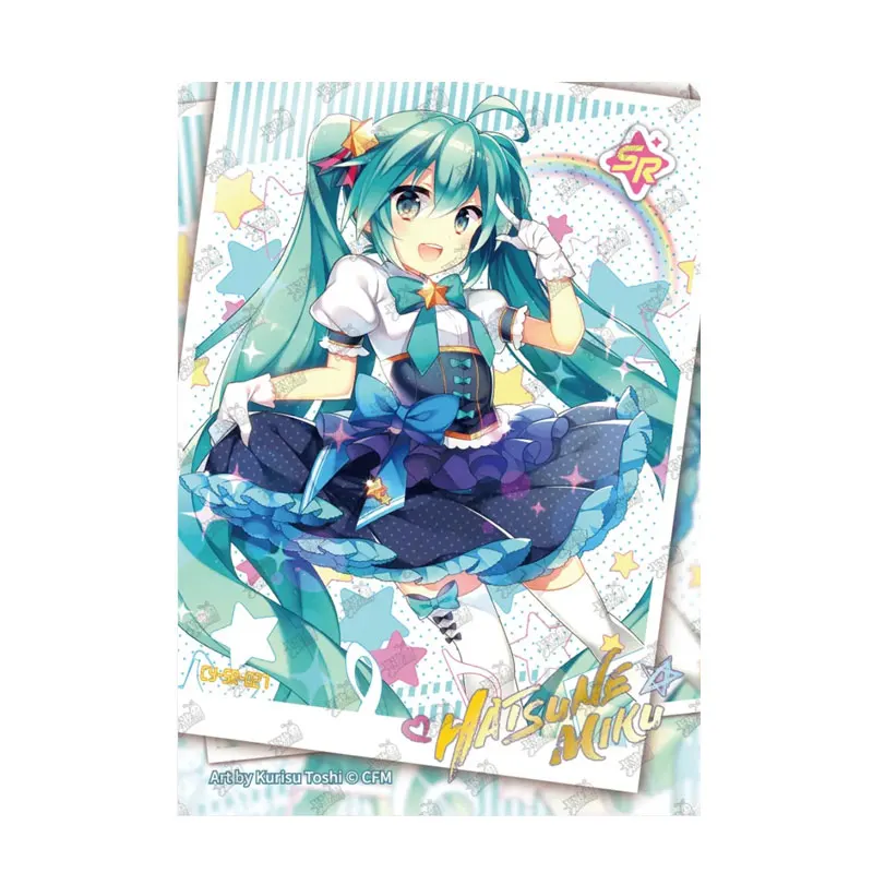 KAYOU Oryginalna Hatsune Miku Seria 2 SR(025-048) Pojedynczy arkusz Pełny zestaw Symfonia Młodzieży Zbieraj karty peryferyjne Znakomity prezent