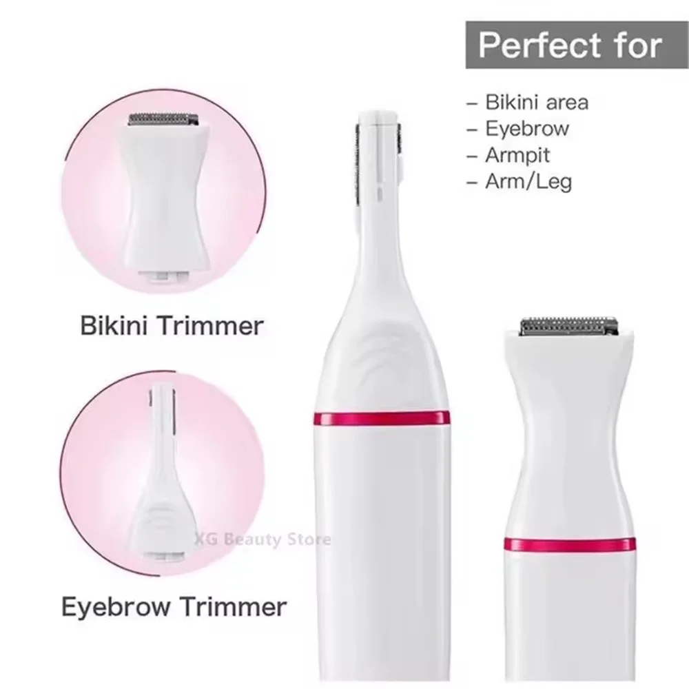 Multifunction 5 In 1 Electric Epilator For Women Hair Remover Shaver Razor For Eyebrow Underarm Bikini Leg Depilador Feminino ﻿ image 4