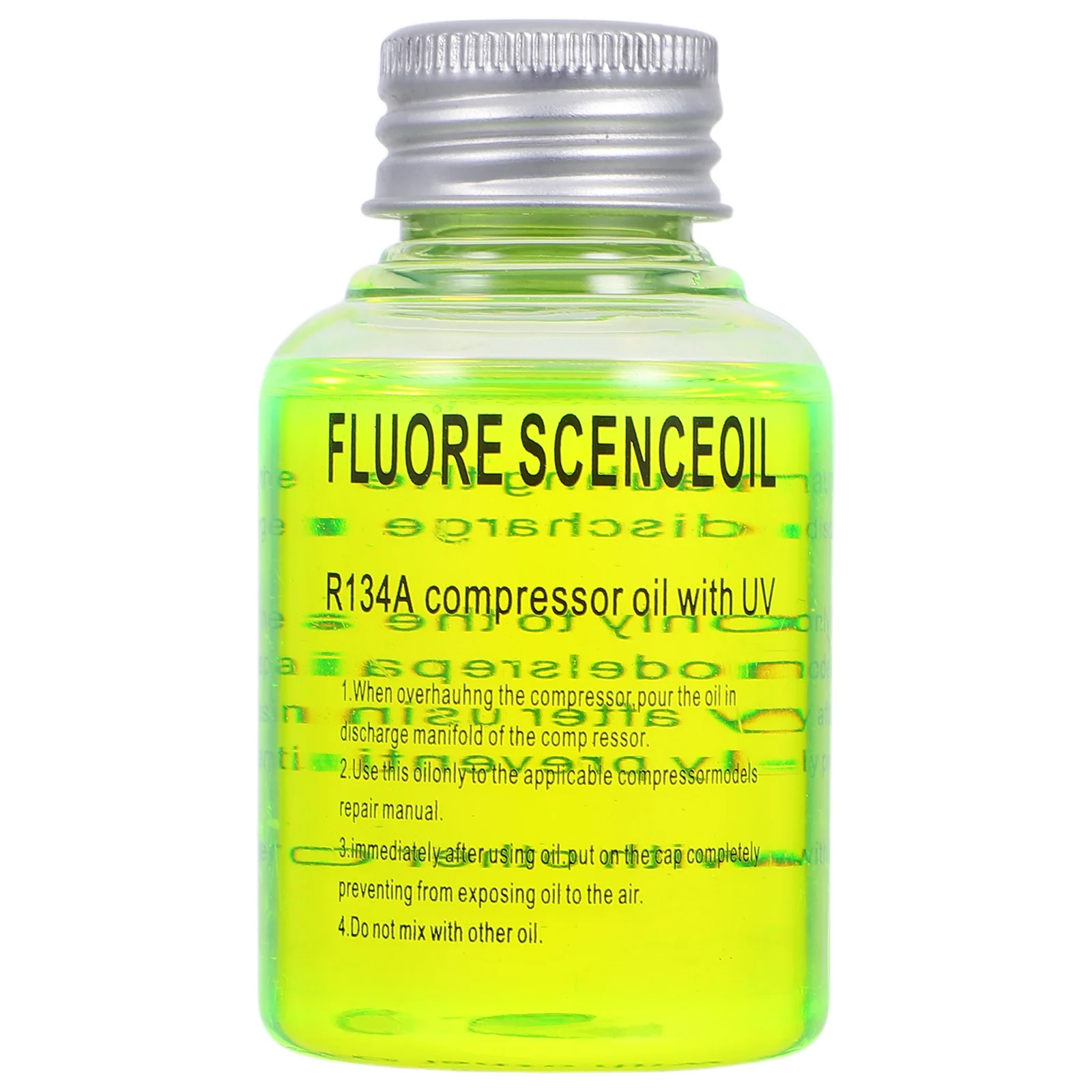 

60Ml Automotive Air Conditioning Leak Fluorescent Oil Dye Uv Leak Detection Tool For Car Home Ac Refrigerator Repair