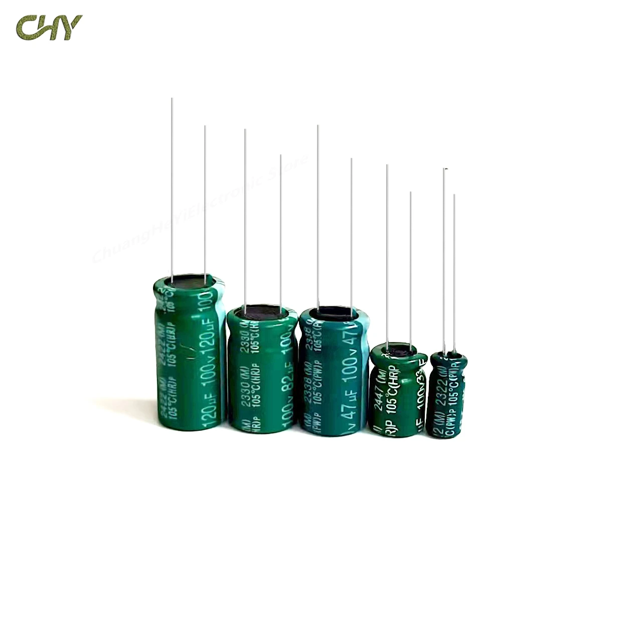 10Pcs/Lot TAICON High-Frequency Low-ESR Electrolytic Capacitor 100V 6.8UF/33UF/47UF/82UF/120UF 5*11/8*11/10*16/10*20mm
